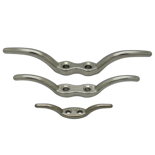 Stainless steel rope cleats - stainless,