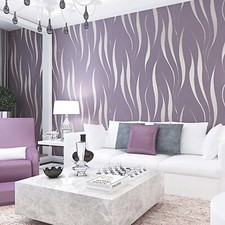 3D Wave Damask Wallpaper Roll