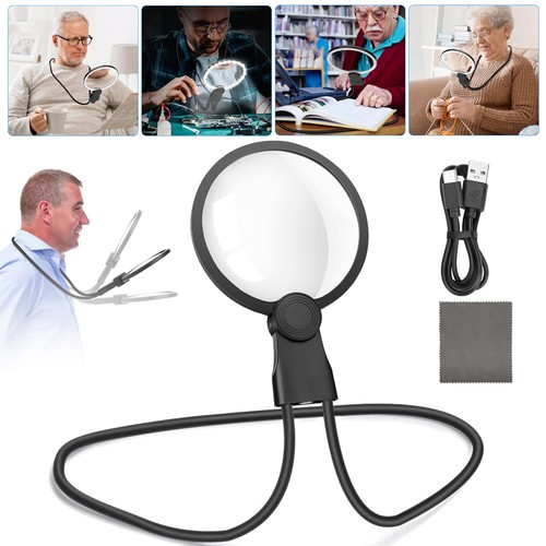 Hands free magnifying glass - hands,