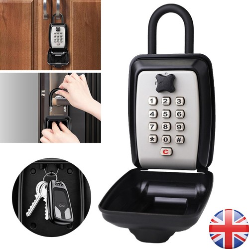 Key lock box with - lock, push