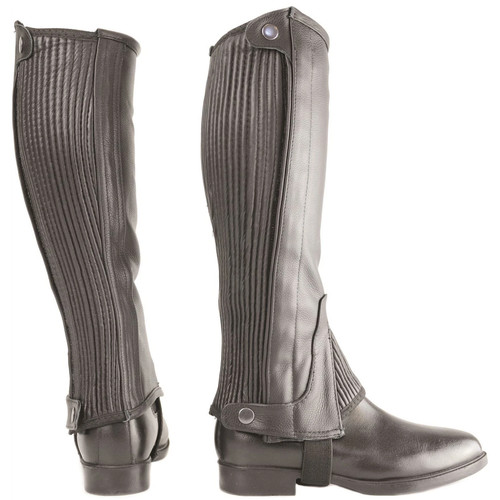Leather half chaps - leather,