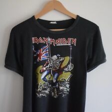 Vintage Iron Maiden 1984 Band T-Shirt The Trooper 80s Merch Adult XS/Small