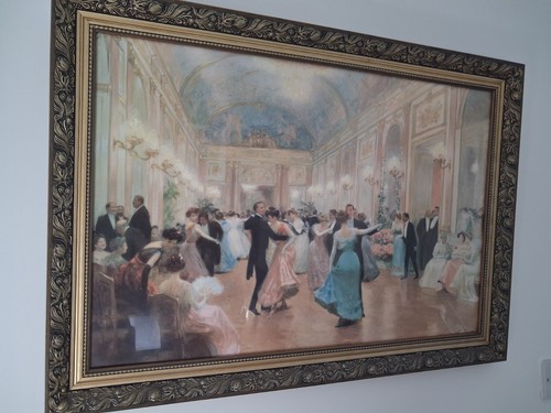 Beautiful gold framed photo