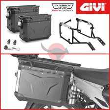 SUITCASES + FRAMES [GIVI] TREKKER OUTBACK EVO BLACK 37/37 BMW R 1300 GS (2024-2025)