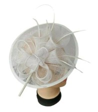 Fascinator Women's Large Headband Clip Hat For Weddings Ladies Day Races Ascot