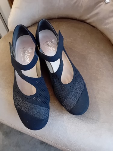 Rieker size navy faux - size,