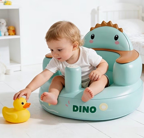 Dino inflatable baby bath seat - dino,