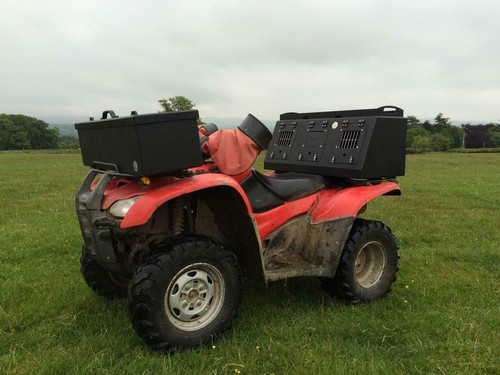 Quad bike triple - quad, box