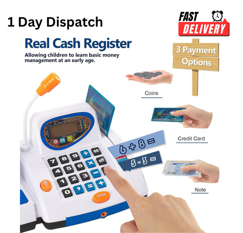 Kids cash register toy - kids,