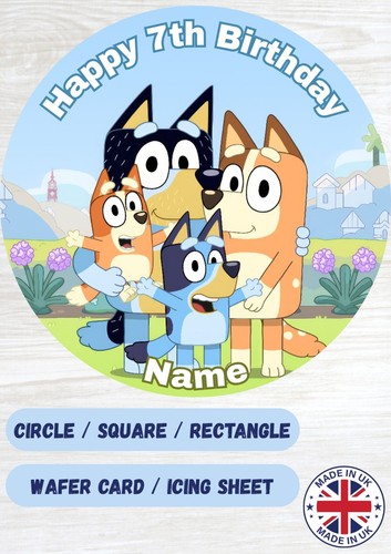 Bluey bingo personalised - bingo,