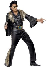 Elvis Costume, Black & Gold