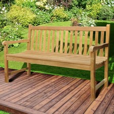 5ft Teak 3 Seat Traditional