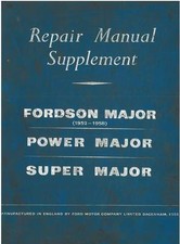 FORDSON MAJOR, POWER MAJOR, SUPER MAJOR TRACTOR REPAIR SERVICE MANUAL