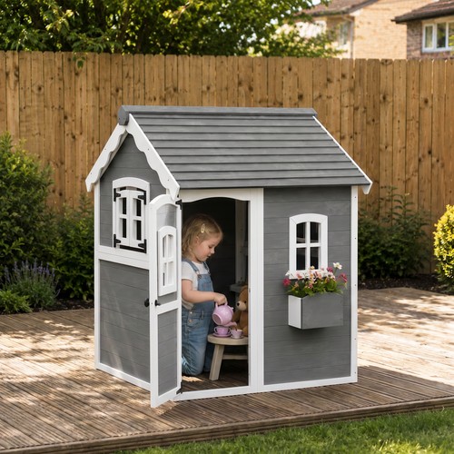 Wooden playhouse for kids - playhouse,