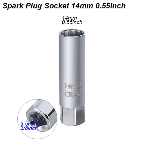 Spark plug socket wrench - socket,