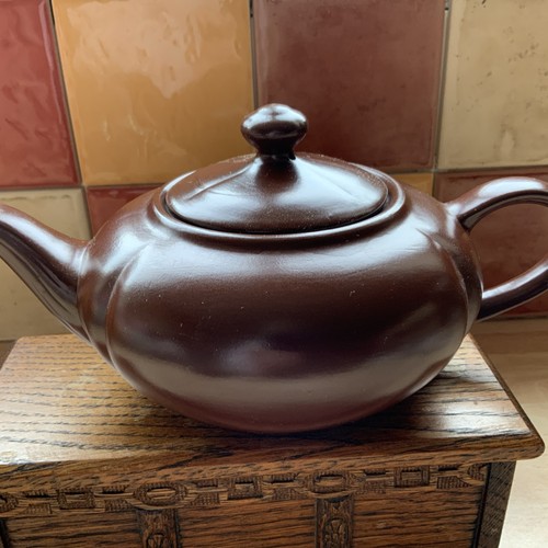 Brown japanese vintage teapot - japanese,