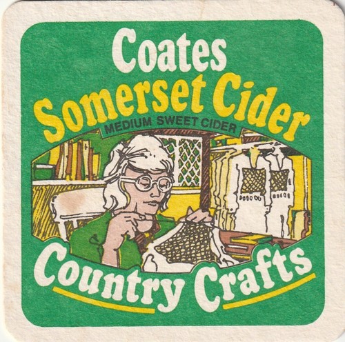 Beer mat coates cider - coates,
