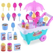 SIMULATION KIDS PRETEND ICE CREAM CANDY CART TROLLEY TOY PLAY-HOUSE TOY