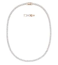 Genuine Swarovski Women Gold Plated Tennis Necklet Necklace 5494607