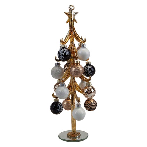 Christmas glass bauble - bauble, tree