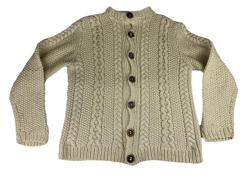 Vintage cream hand knitted - vintage,