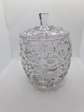 Art Deco Pineapple Glass Ice Bucket Bar BBQ Glass Storage Jar 20thC Art Glass 