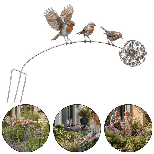 Robin memorial garden stake - garden,