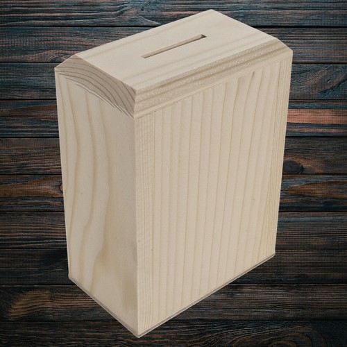 Plain wooden money - plain,