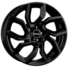 ALLOY WHEEL MAK APOLLO FOR FIAT PANDA CROSS 6X15 4X098 GLOSS BLACK BUX