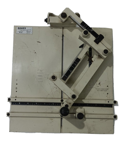 Scott machine 400 engraving - machine,