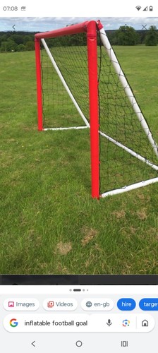 Inflatable football goal - inflatable,