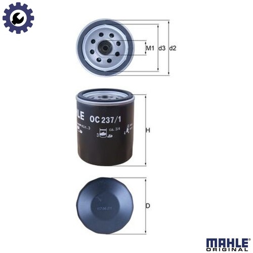 Oil filter 237 - filter, 237/1