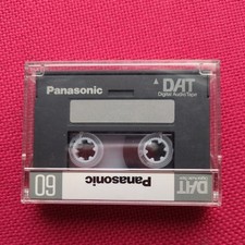 DAT  PANASONIC  Dat  60   DIGITAL AUDIO TAPE used