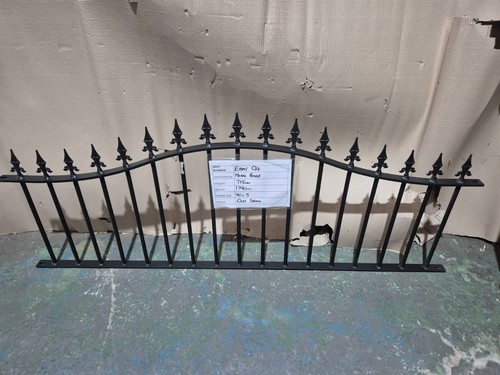 Arched spear top wrought iron - wrought,