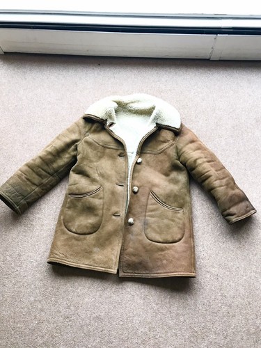 Vintage sheepskin jacket small - jacket,