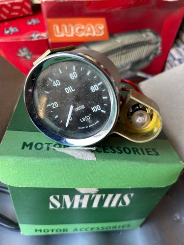 Nos smiths oil pressure - , gauge