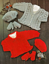 419 BABY GIRLS ARAN CARDI