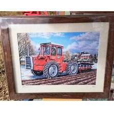 A4 Framed Picture Print Massey
