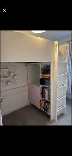High sleeper loft bed - bed, with