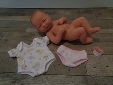 LA newborn berenguer girl doll+vest,nappy pants+wristband-anatomically correct