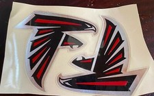 ATLANTA FALCONS FULL SIZE FOOTBALL HELMET DECALS W/BUMPERS