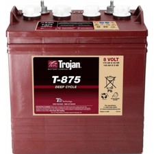 8V 170Ah Multi Purpose, Flooded Deep-Cycle Battery Trojan T875