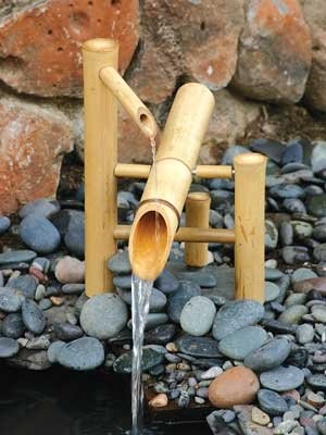 Rocking bamboo fountain - 12",