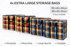 4x Extra Large Storage Bags