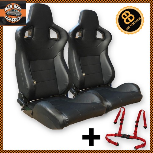 Pair black bb6 - bb6, reclining