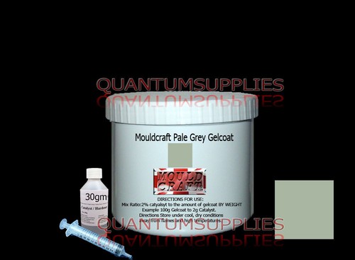 Pale grey gelcoat 500g kit - grey,