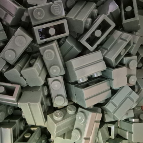 Lego sand green 1x2 masonry - sand,