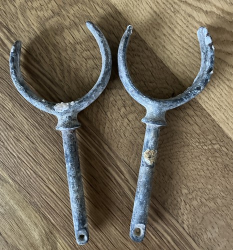 Pair vintage oar locks - vintage,