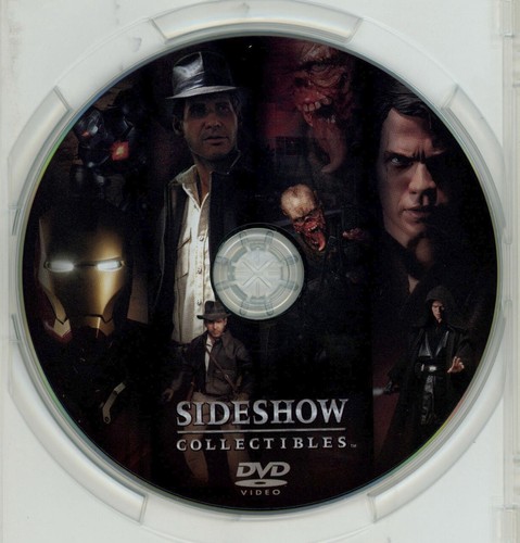 2008 sideshow dvd iron man - iron,