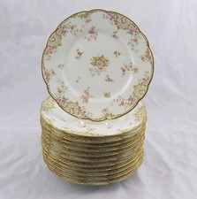 12 Haviland Limoges Pink Rose